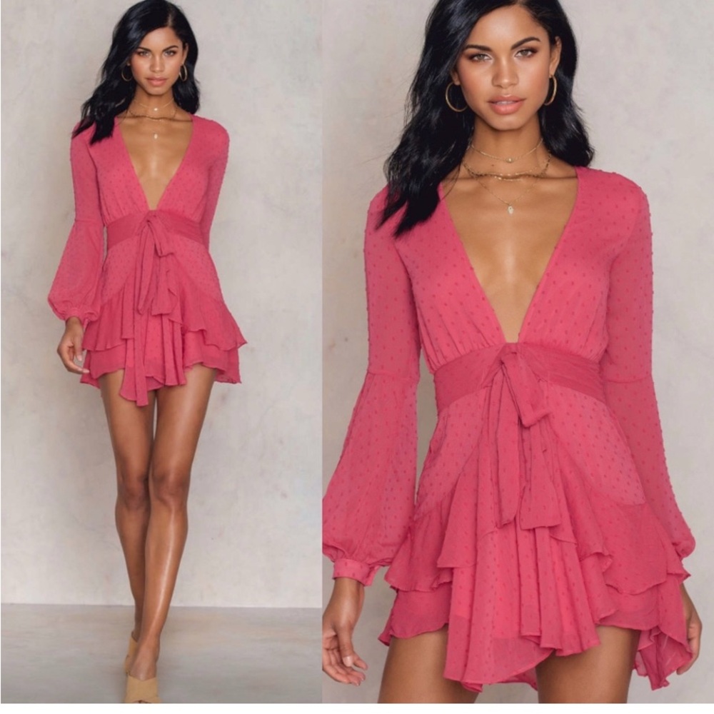 For Love & Lemons Tarta dress XS baby doll sexy party wedding evening